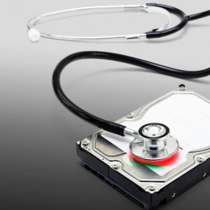 Computer doctor recovering lost data information