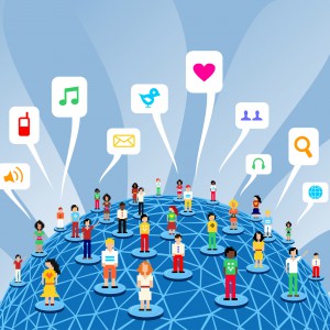 Global social media network
