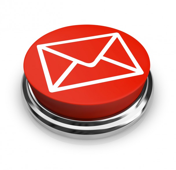 Email Envelope - Red Button